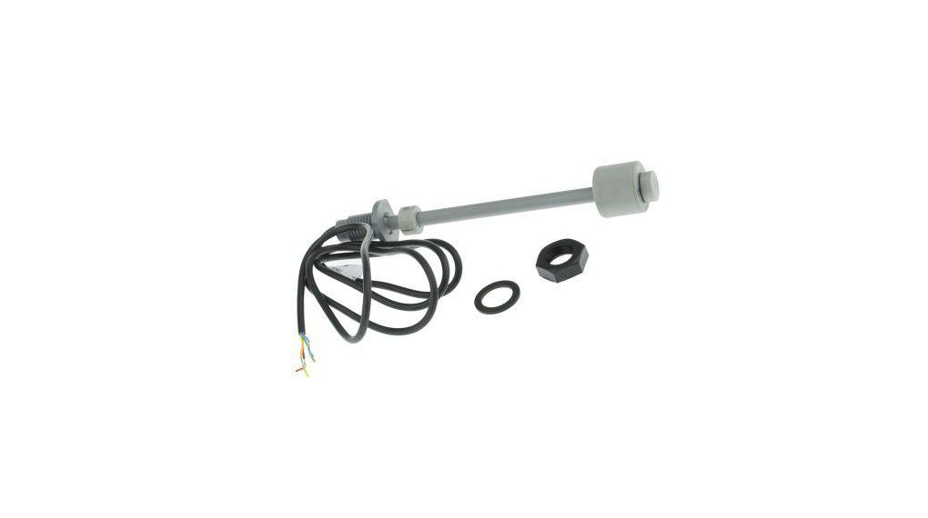 Cynergy3 RSF66 Series Vertical Polyphenylene Sulfide Float Switch, Float, 1m Cable, Direct Load, 240V ac Max, 120V dc
